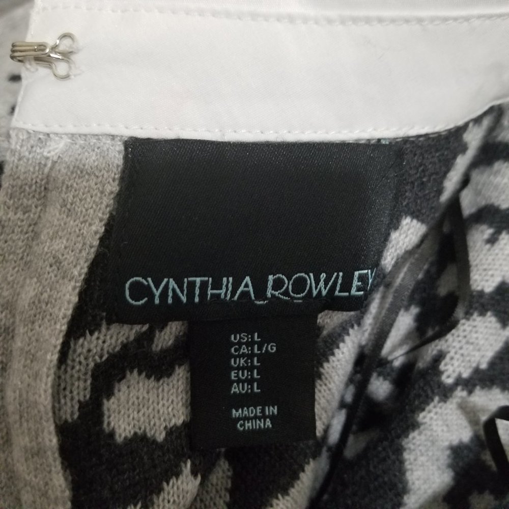 Cynthia Rowley Sweater Animal Print Dress - Picture 6 of 8